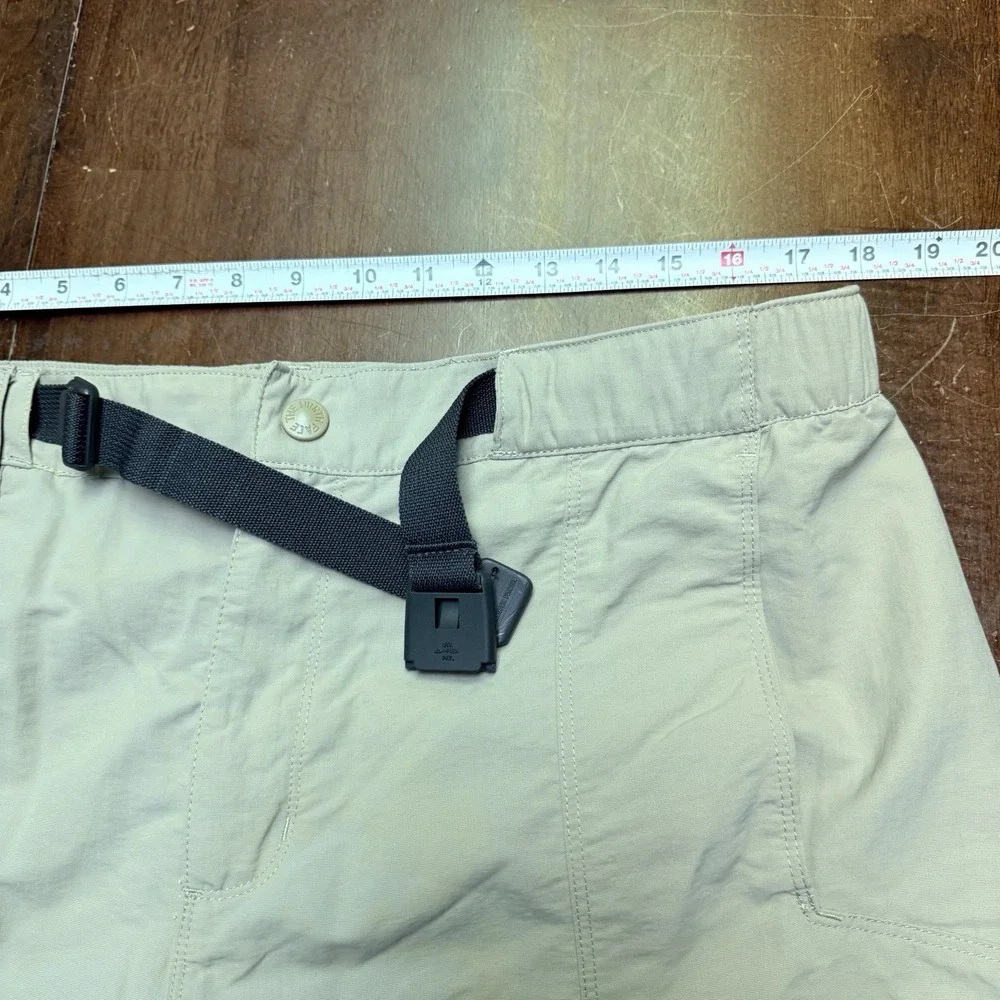 The North Face Convertible Belted Cargo Pants 36x27 Mens Large Short‎ 7 Pockets